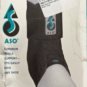 ASO Black Ankle Support